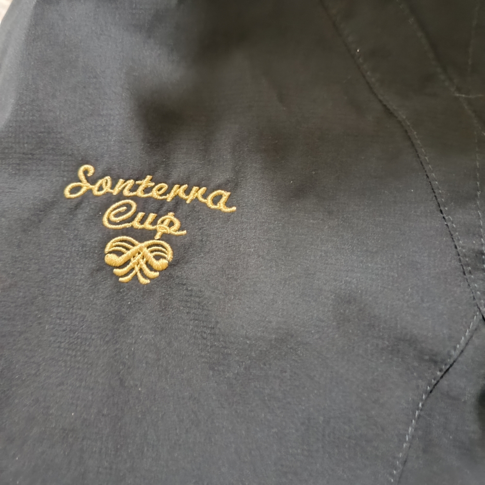 Sonterra Club Golf Club Windresistant Large Vest Money Preppy Travel Hipster Dad
